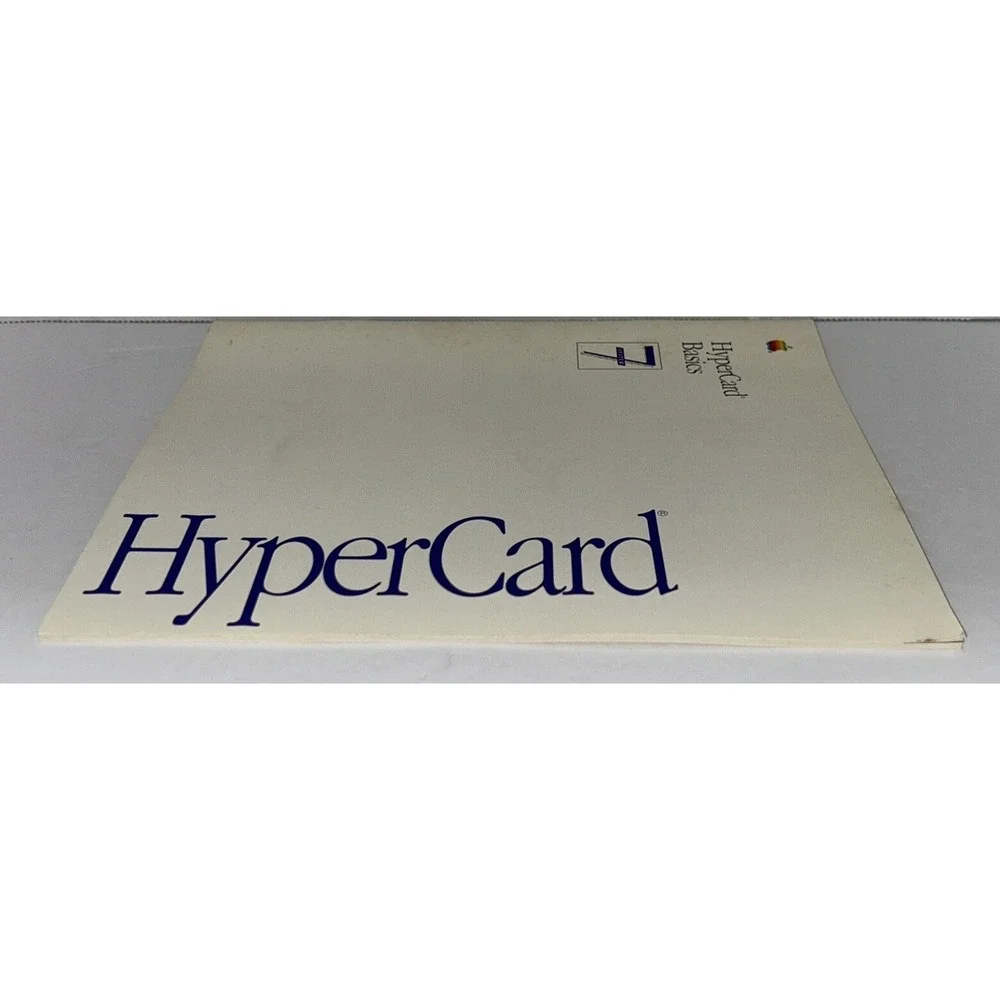 Macintosh‎ Hyper Card Basics System 7 Guide 1990 Macintosh Collector Vintage